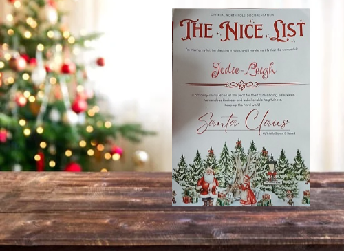 The Nice List Letter (Red)